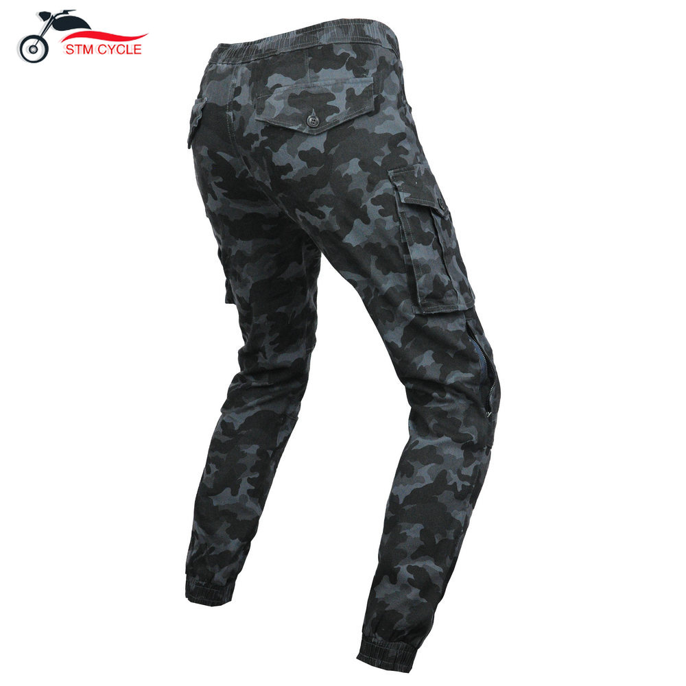 Motorcycle Gear Testing - Männer Camo Jeans Vier Jahreszeiten Radfahren