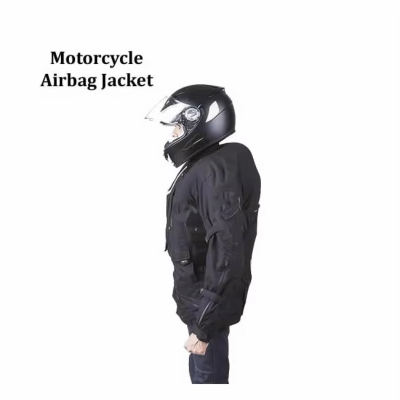 Motorcycle Gear With Airbag - Aufblasbare Airbag-Motorradjacke mit X-Armor-Schutz Sicherheitsausrüstung für