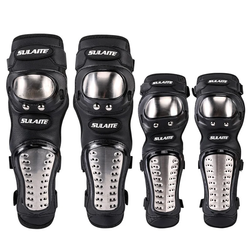 Motorcycle Gear Sale - 4 Teile/satz Motorrad Kneepad Edelstahl Moto