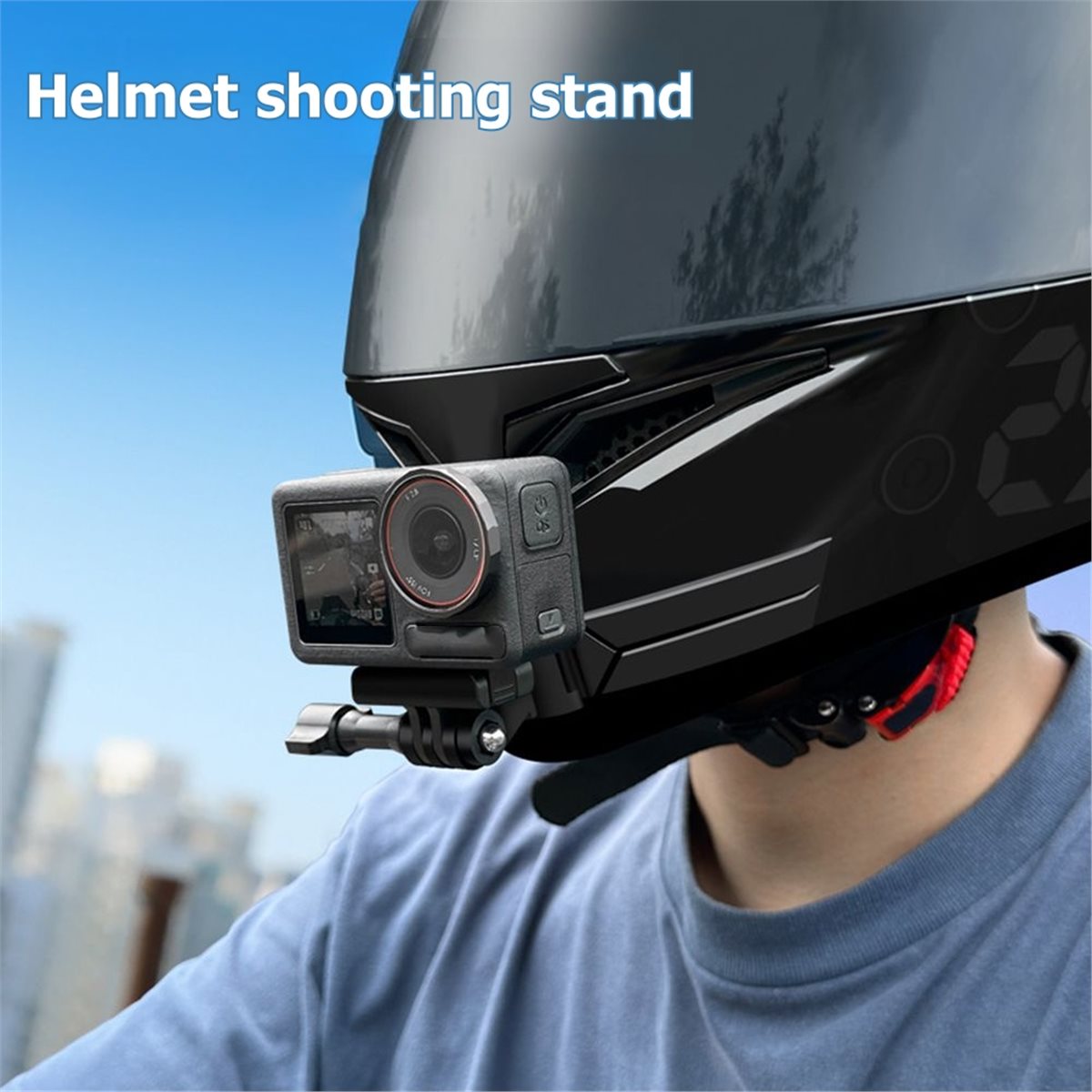 Motorcycle Gear Holder - Aktualisierung. Motorradhelm-Kinnhalterung für DJI OSMO Action