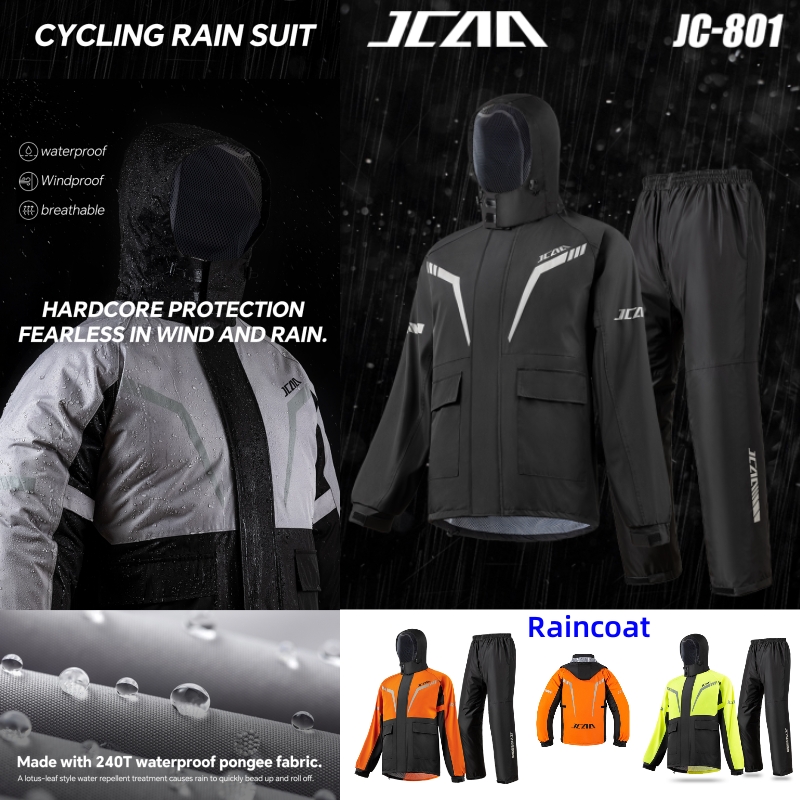 Motorcycle Gear Jacket And Pants - Neues Motorrad-Regenbekleidungsset, Unisex, wasserdichte Reitjacke mit