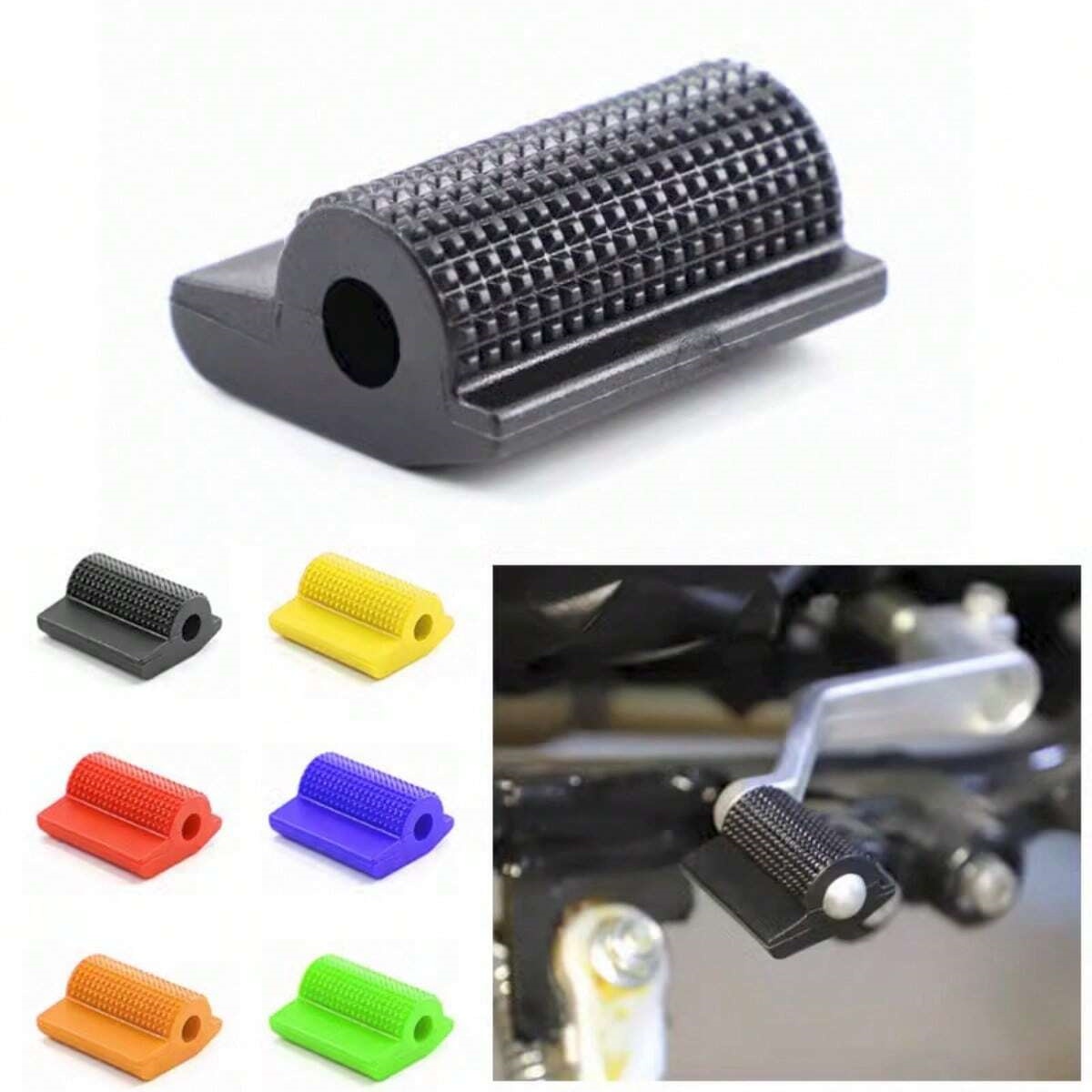 Motorcycle Gear Lever Cover - 1 Stück Universeller Motorrad-Schalthebelüberzug, Gummi-Schaltstiefelschutz Rutschfester