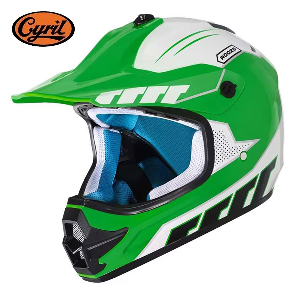 Motorcycle Gear Sale - Kinder-Motocross-Ausrüstungsset mit Helm, Schutzbrille und Handschuhen