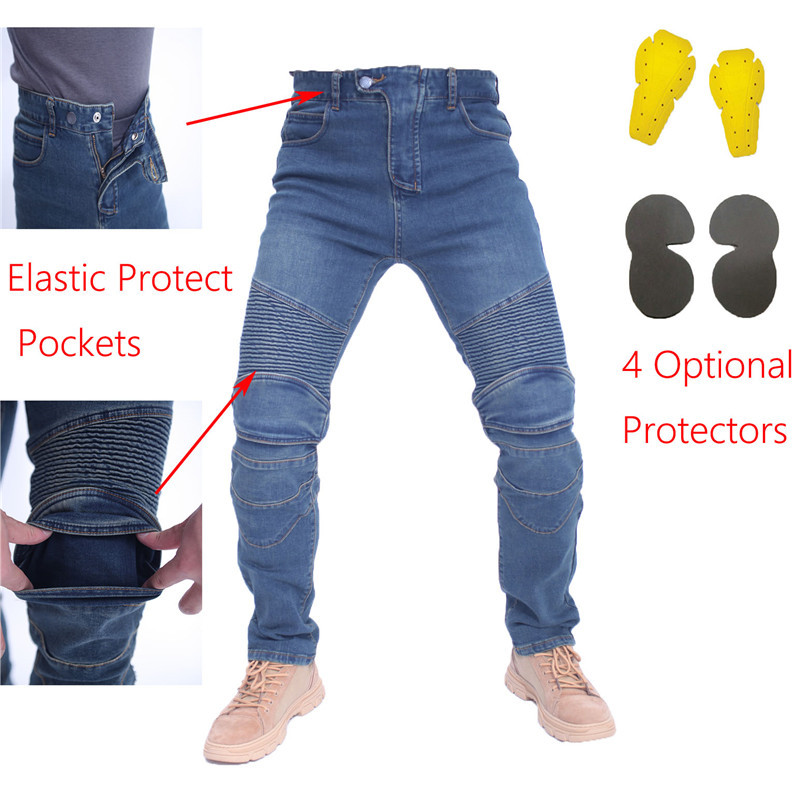 Motorcycle Gear Testing - Komin Bestickte Motorradhose Pantalon Motocross Gürtel