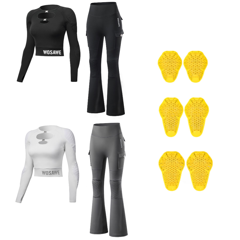 WOSAWE Damen Motorradjacke und – Motorcycle Gear Jacket And Pants Bewertung und Preis