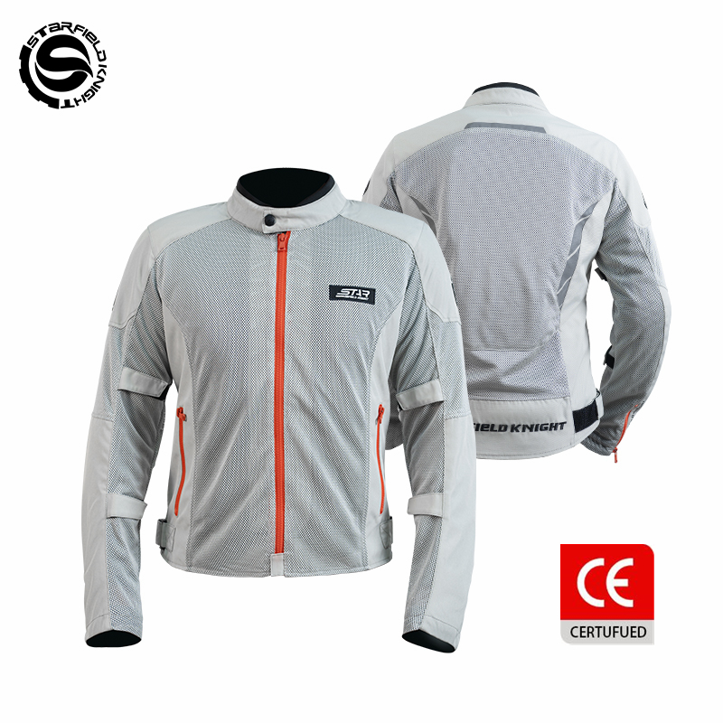 SFK Grau-weiße Motorradjacke f – Motorcycle Gear White Bewertung und Preis