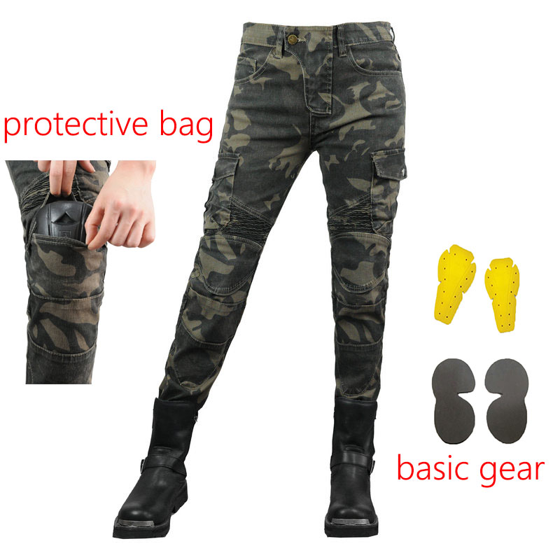 Frauen Jeans Camouflage Motorr – Motorcycle Gear Testing Bewertung und Preis