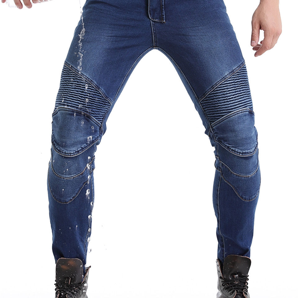 Herren-Jeans mit Stickerei, Mo – Motorcycle Gear Testing Bewertung und Preis