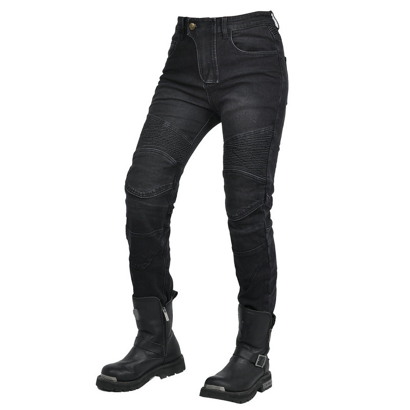Frauen Jeans Stickerei Motorra – Motorcycle Gear Testing Bewertung und Preis