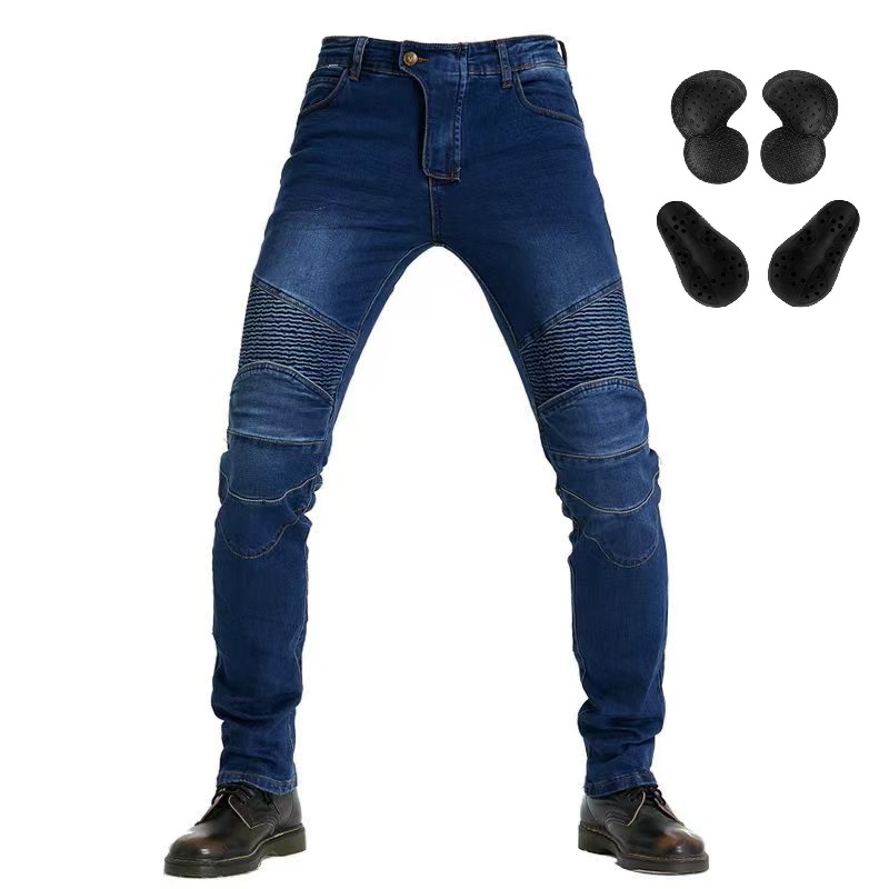 Herren-Jeans mit Stickerei, Mo – Motorcycle Gear Testing Bewertung und Preis