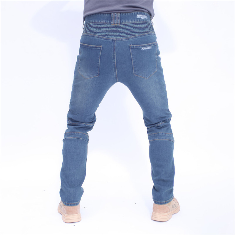 Männer Jeans Stickerei Motorra – Motorcycle Gear Testing Bewertung und Preis