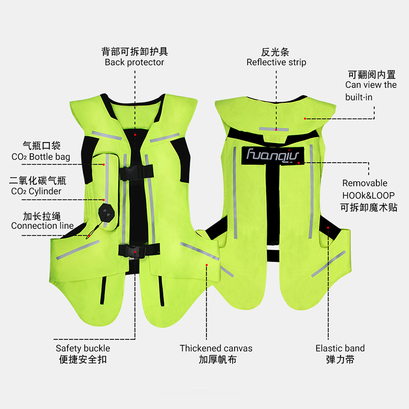 Huanqiu Airbag-Anzug der zweit – Motorcycle Gear With Airbag Bewertung und Preis